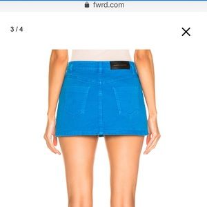 Alberta Ferretti Denim Skirt (Blue).